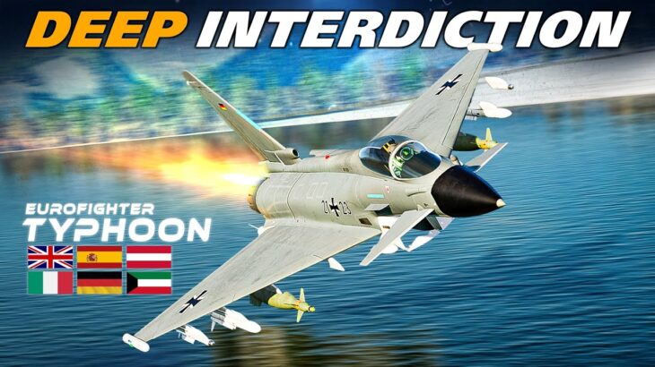 Behind Enemy Lines Eurofighter Typhoon Precision Strike On Su-57 | Digital Combat Simulator | DCS |