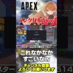 今シーズンのランク分布がなかなかに運営さんの手のひらの上って感じw【 APEX のったん エペ解説 】#apex #apexlegends #のったん #エペ解説 #エペ