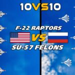 10 vs 10 | This Is How You Teabag In The F-22 Raptor | Su-57 | Digital Combat Simulator | DCS |