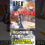 今期1ヶ月経ったけどランク分布がどう変わったか気になりませんか？あんまり変わってないですw【 APEX のったん エペ解説 】#apex #apexlegends #のったん #エペ解説 #エペ