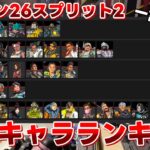 【最新版】シーズン26スプ2最強キャラランキングをプレデターが一言で解説【APEX LEGENDS/エーペックスレジェンズ】