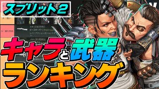 APEXスプリット２の最強キャラ＆武器のランキングを作ってきたので解説します！【エーペックスレジェンズ】