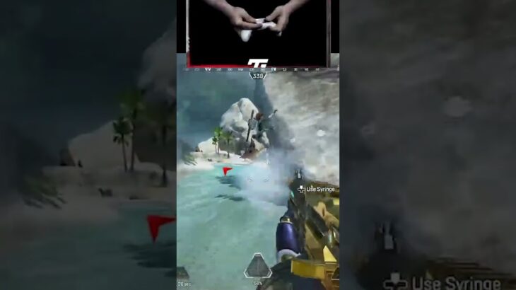 【APEX】キャラコン厨に逆さまのコントローラーで挑んでしまった結果がこちら!!#apex #apexlegends #ゲーム #shorts