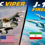 USA F-16C Viper Vs Iranian J-10C Firebird + Confused Patriot | Digital Combat Simulator | DCS |