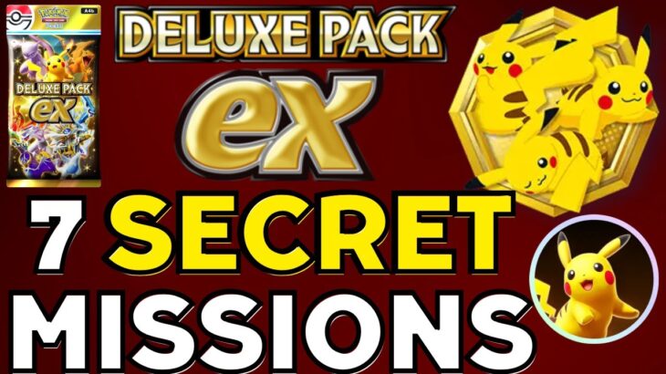 7 Secret Missions of Deluxe Pack ex in TCG Pocket #pokemontcgpocket