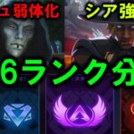 【APEX】アプデでアッシュ/オルター弱体化！シーズン26ランク分布【エーペックス】 #apexlegends #apex