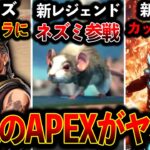 【最新アプデ情報】“ヒューズ最強キャラに“新レジェンドまさかのネズミ！？色々とヤバい！│Apex Legend