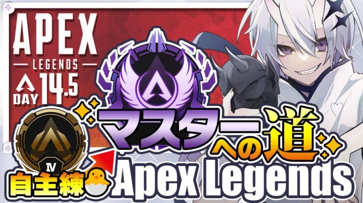 【 Apex Legends 】マスターへの道！DAY14.5 ❖ 新米レイスな妖が自主練習する【 蒼咲ねお 】