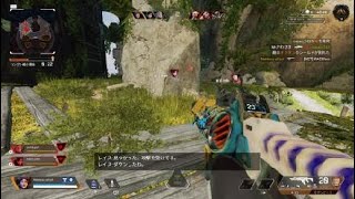 【Apex 】いつも後方のヴァルキリーを前線張らせたら即死したW