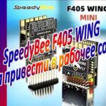 SpeedyBee F405 WING попытка привести в рабочее состояние