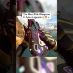 The Most Picked Weapons In Apex Legends!