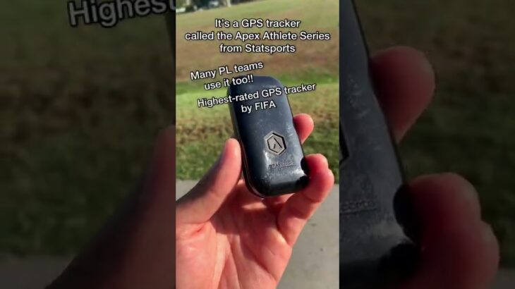 This “sports bra” helps me improve my game⚽️✨  Check out the Apex Athlete Series GPS tracker from @S