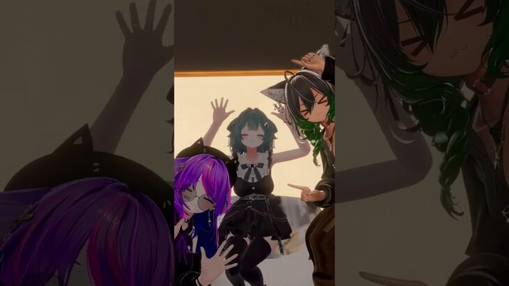 【VRCコラボ】みんなおかえりー！【#Vtuber #エリンギダンス   #vrchat #儒烏風亭らでん #hololive #dance  #踊ってみた #vtuber 】