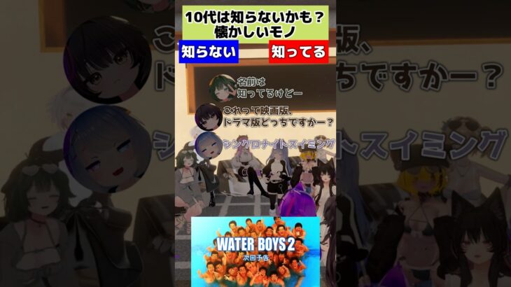 【VRChatterこれしってる？？/part19】 #vtuber #vrchat #shorts  #funny #ウォーターボーイズ