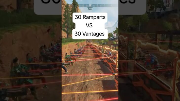 30 Ramparts vs 30 Vantages in Apex Legends