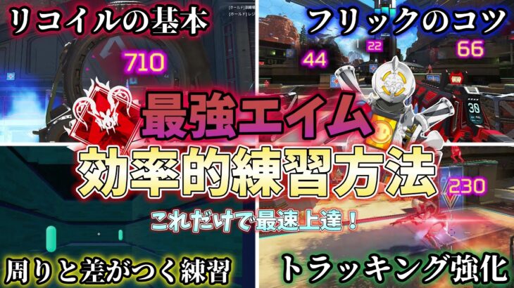 【絶対見ろ】無駄がない効率的なエイム練習方法【APEX LEGENDS】