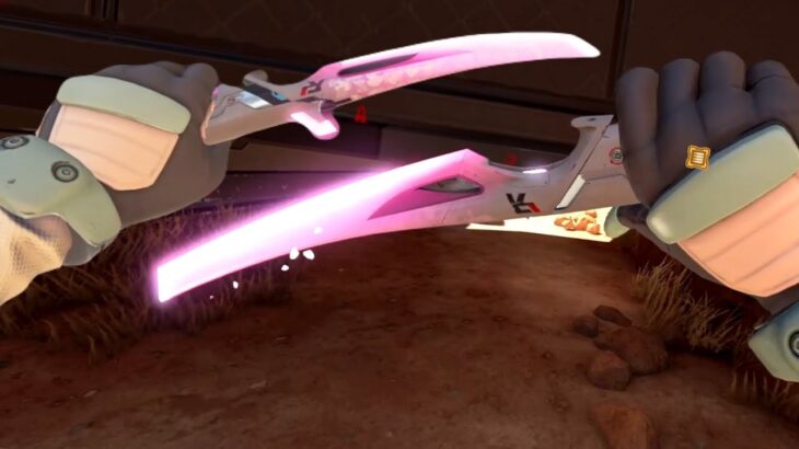 【新スパレジェ】桜柄の”二刀流刀”がマジで良すぎる！全エモート試してみた│ Apex Legends